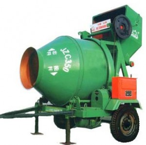 electric powered concrete mixer