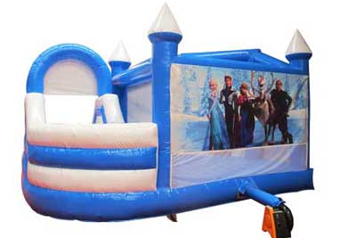 The frozen bounce house