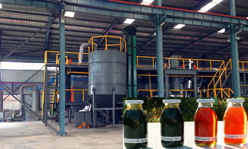 tyre recycling plant