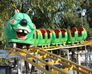 Slide Worm Roller Coaster Ride