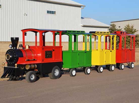 Cheap trackless train for kiddie