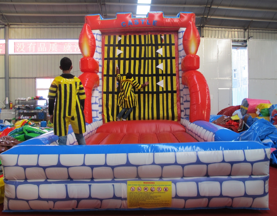 Hot sale inflatable velcro bounce house