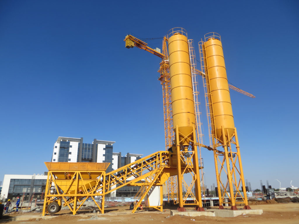 portable concrete plant