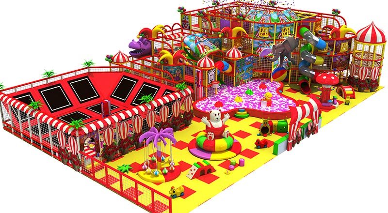 Kiddie indoor playground equipment