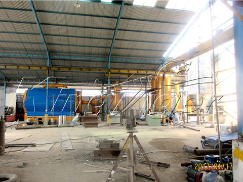 plastic pyrolysis unit