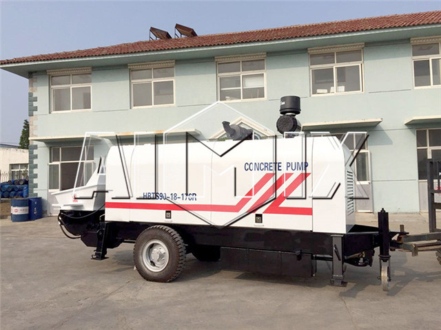 Trailer Diesel Concrete Pump