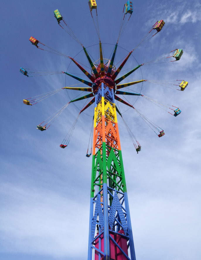 swing tower amusement park ride in professional manufacturer